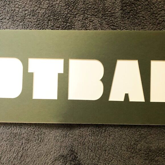 7x28‎ Olive Green Football Photo Mat - Picture 6 of 15